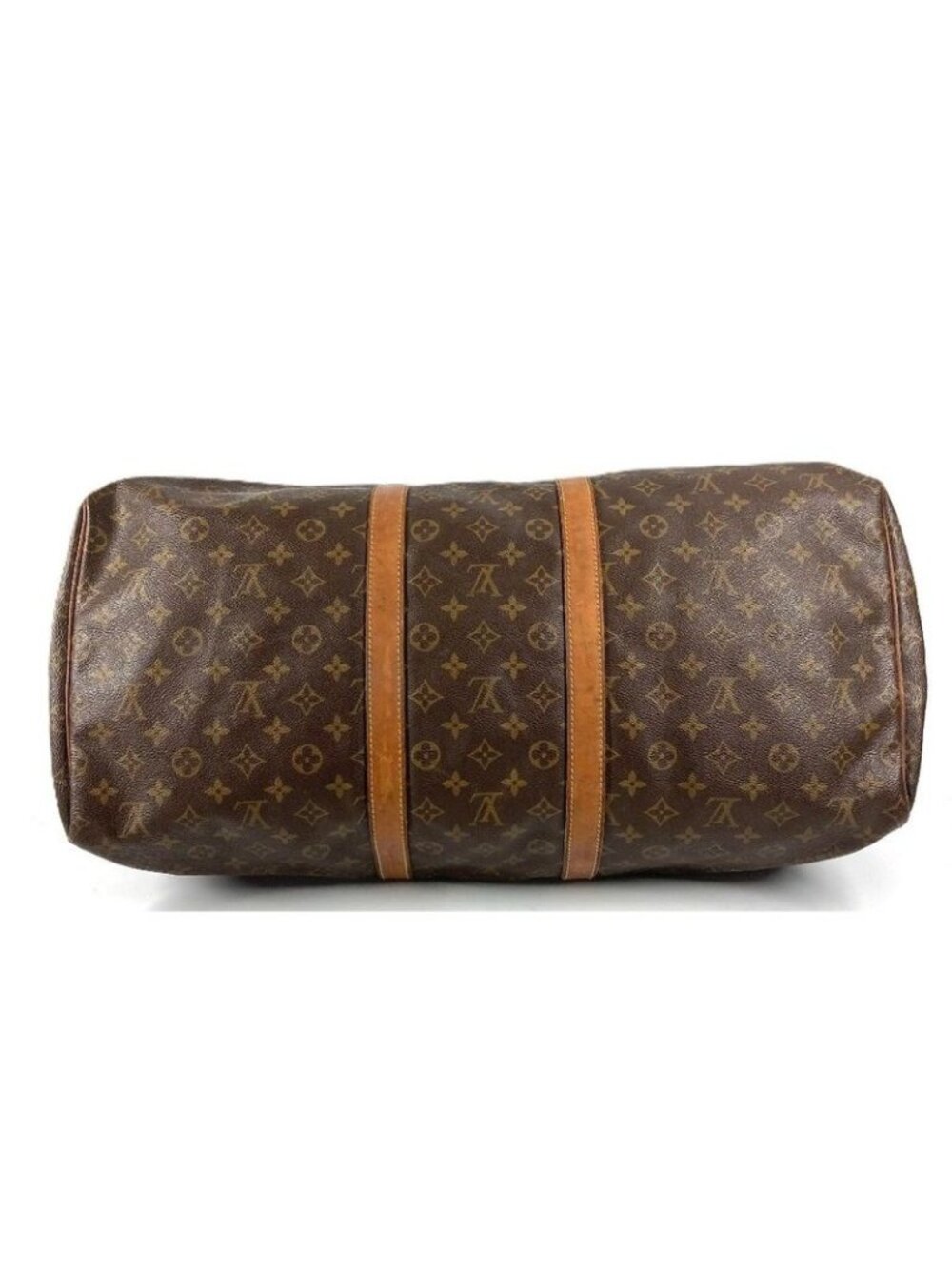 Louis Vuitton Boston Bag Keepall 55 Debeso Monogram Canvas Brown - Picture 5 of 9